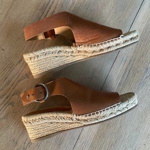 RAG & BONE | Tan Espadrille Sandal Wedge | EUR 39